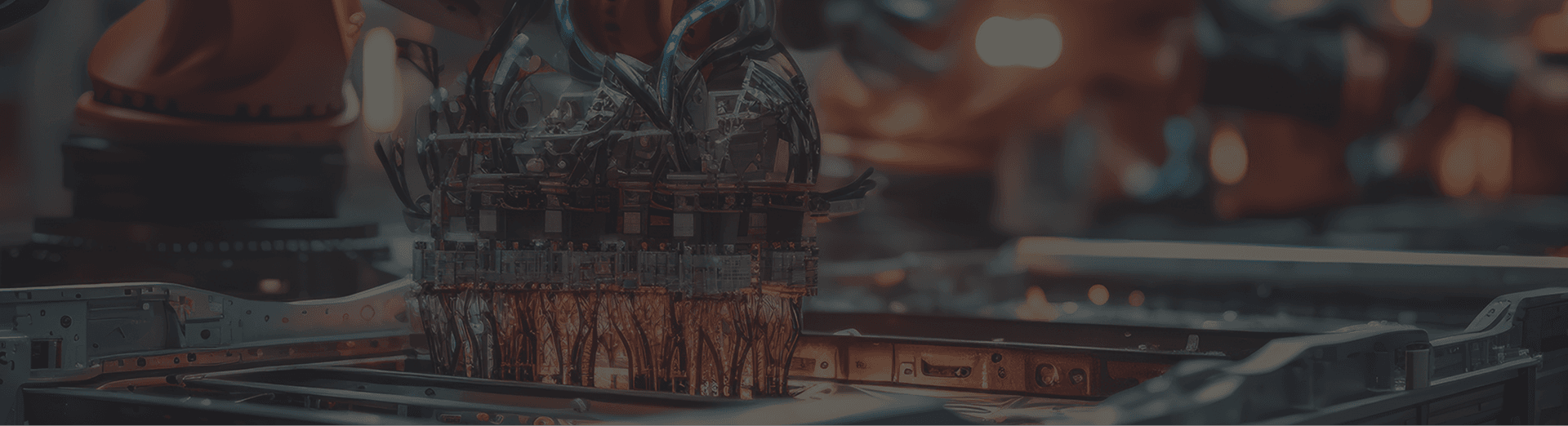 Industrial automation background